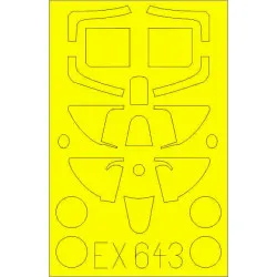 Eduard EX643 1/48 Spitfire Mk.I Sticker for Aircraft