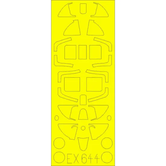 Eduard EX644 1/48 Spitfire Mk.I TFace Sticker for Aircraft
