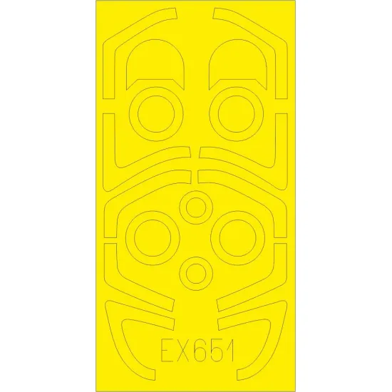 Eduard EX651 1/48 L-39MS/L-59 Sticker for Aircraft