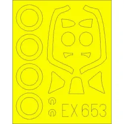 Eduard EX653 1/48 Spitfire FR Mk.XIV Sticker for Aircraft