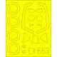 Eduard EX653 1/48 Spitfire FR Mk.XIV Sticker for Aircraft