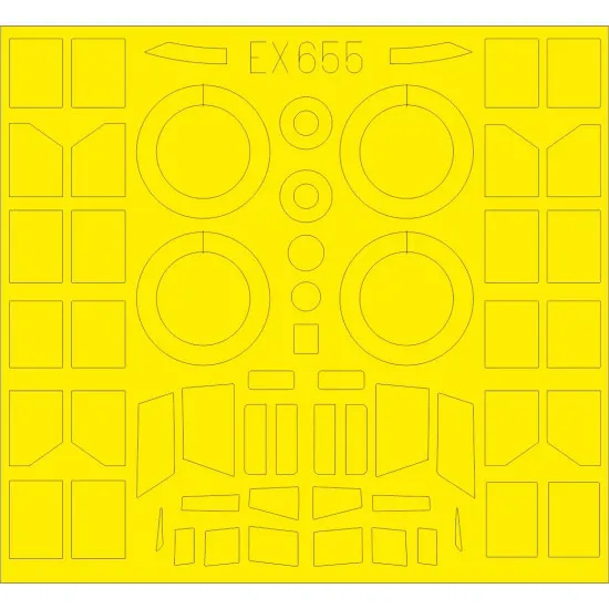 Eduard EX655 1/48 Ju 52 Sticker for Aircraft
