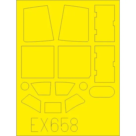 Eduard EX658 1/48 Yak-1b Sticker for Aircraft