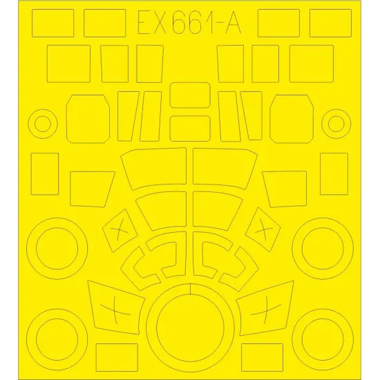 Eduard EX661 1/48 Si 204D TFace Sticker for Aircraft