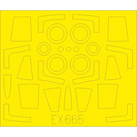 Eduard EX665 1/48 F-104G TFace Sticker for Aircraft