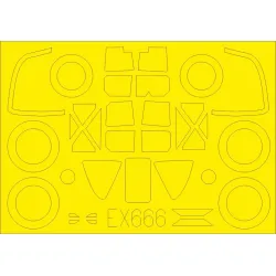 Eduard EX666 1/48 P-38F/G Sticker for Aircraft