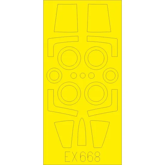 Eduard EX668 1/48 F-104J Sticker for Aircraft