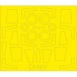 Eduard EX669 1/48 F-104J TFace Sticker for Aircraft