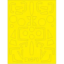 Eduard EX670 1/48 MiG-23BN TFace Sticker for Aircraft