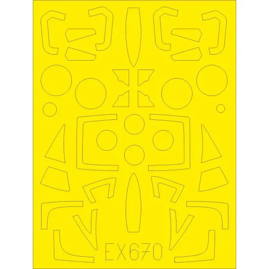 Eduard EX670 1/48 MiG-23BN TFace Sticker for Aircraft
