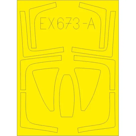 Eduard EX673 1/48 F-14D TFace Sticker for Aircraft