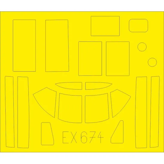 Eduard EX674 1/48 B-26B-50 Invader Sticker for Aircraft