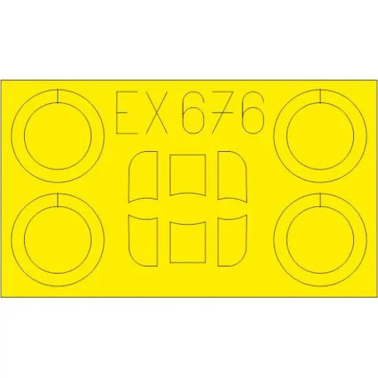 Eduard EX676 1/48 Ar 68E Sticker for Aircraft