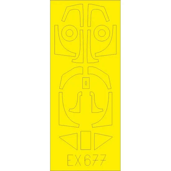 Eduard EX677 1/48 Fw 190A-8 Weekend Sticker for Aircraft