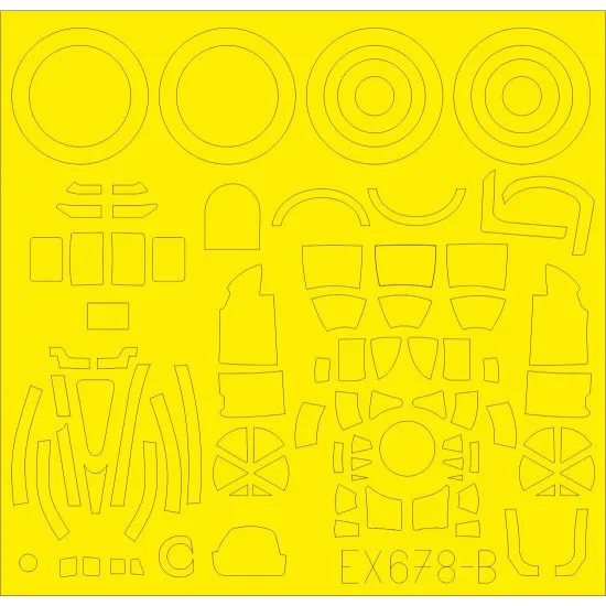 Eduard EX678 1/48 B-17G Sticker for Aircraft