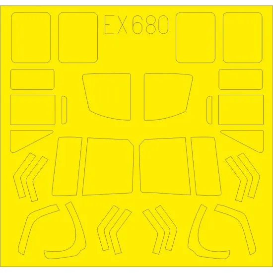 Eduard EX680 1/48 UH-1N Sticker for Aircraft