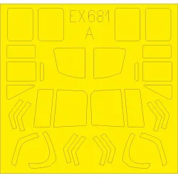 Eduard EX681 1/48 UH-1N TFace Sticker for Aircraft