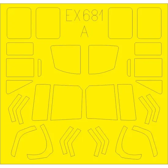 Eduard EX681 1/48 UH-1N TFace Sticker for Aircraft