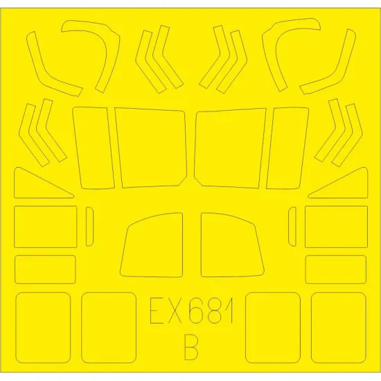 Eduard EX681 1/48 UH-1N TFace Sticker for Aircraft
