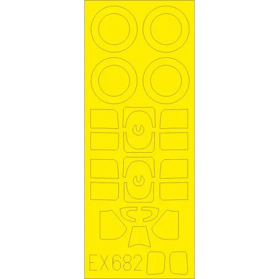 Eduard EX682 1/48 F6F-3 Weekend Sticker for Aircraft