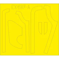 Eduard EX687 1/48 B-17G antiglare panels (DL & BO production) Sticker for Aircraft
