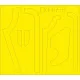 Eduard EX687 1/48 B-17G antiglare panels (DL & BO production) Sticker for Aircraft