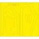 Eduard EX688 1/48 B-17G antiglare panels (VE production) Sticker for Aircraft