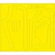 Eduard EX688 1/48 B-17G antiglare panels (VE production) Sticker for Aircraft
