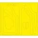 Eduard EX688 1/48 B-17G antiglare panels (VE production) Sticker for Aircraft
