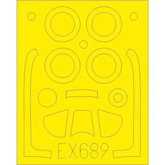 Eduard EX689 1/48 P-51D-5 Sticker for Aircraft