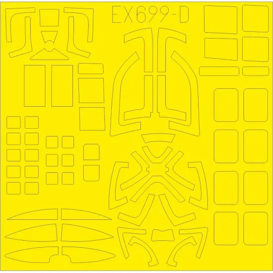 Eduard EX699 1/48 He 111Z TFace Sticker for Aircraft