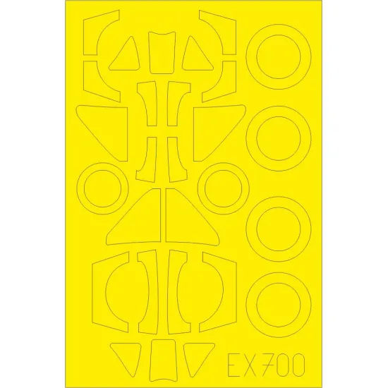 Eduard EX700 1/48 Me 262A TFace Sticker for Aircraft