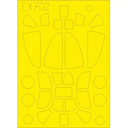 Eduard EX702 1/48 P-39/P-400 TFace Sticker for Aircraft
