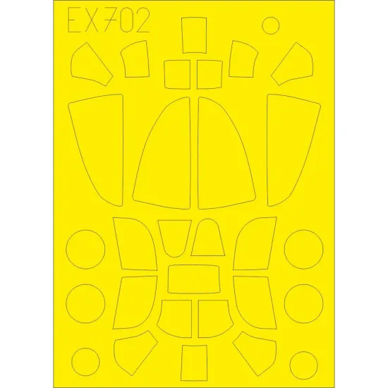 Eduard EX702 1/48 P-39/P-400 TFace Sticker for Aircraft