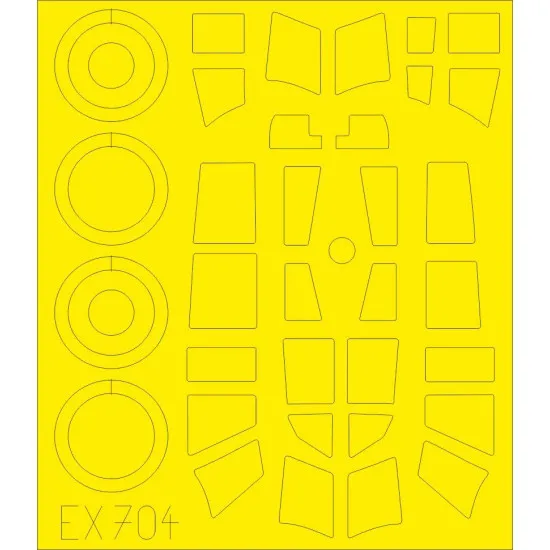 Eduard EX704 1/48 Do 217J-1/2 Sticker for Aircraft