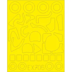 Eduard EX705 1/48 Mi-24 Sticker for Aircraft
