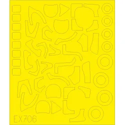 Eduard EX706 1/48 Mi-24 TFace Sticker for Aircraft