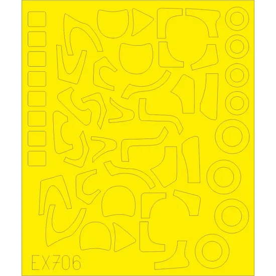 Eduard EX706 1/48 Mi-24 TFace Sticker for Aircraft