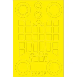 Eduard EX707 1/48 Ju 88G-6 Sticker for Aircraft