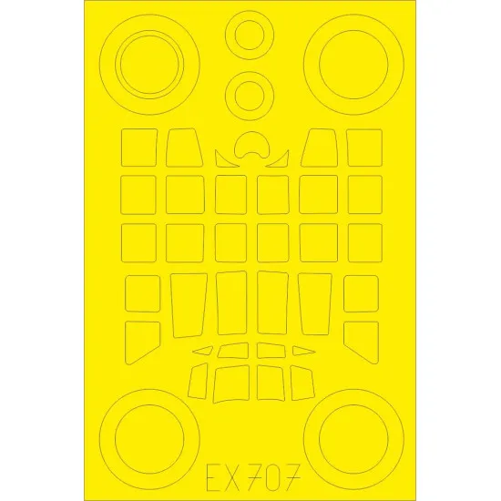 Eduard EX707 1/48 Ju 88G-6 Sticker for Aircraft
