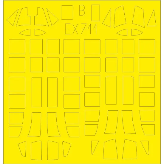 Eduard EX711 1/48 SBD-1 TFace Sticker for Aircraft