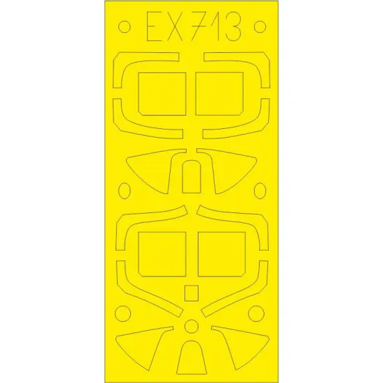 Eduard EX713 1/48 Spitfire Mk.I Sticker for Aircraft