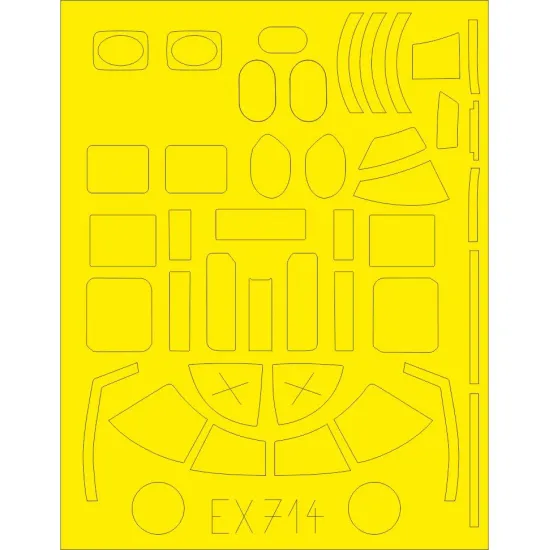 Eduard EX714 1/48 B-25D Sticker for Aircraft