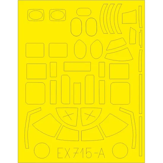 Eduard EX715 1/48 B-25D TFace Sticker for Aircraft