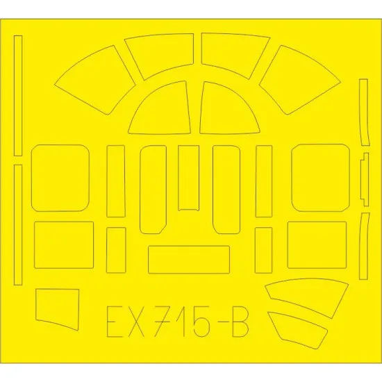 Eduard EX715 1/48 B-25D TFace Sticker for Aircraft
