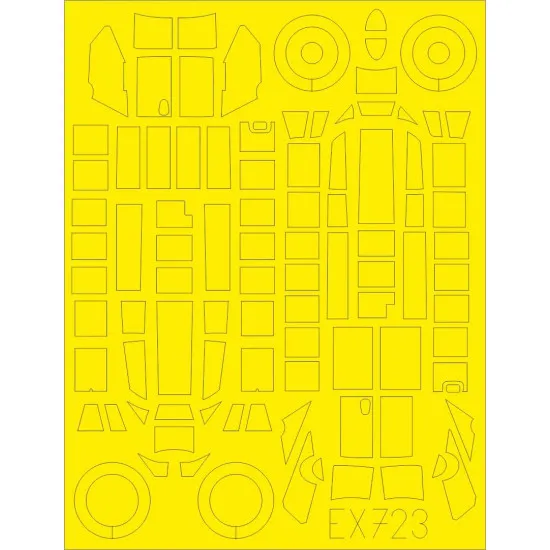 Eduard EX723 1/48 Bf 110E TFace Sticker for Aircraft