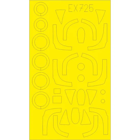 Eduard EX725 1/48 MiG-19 TFace Sticker for Aircraft