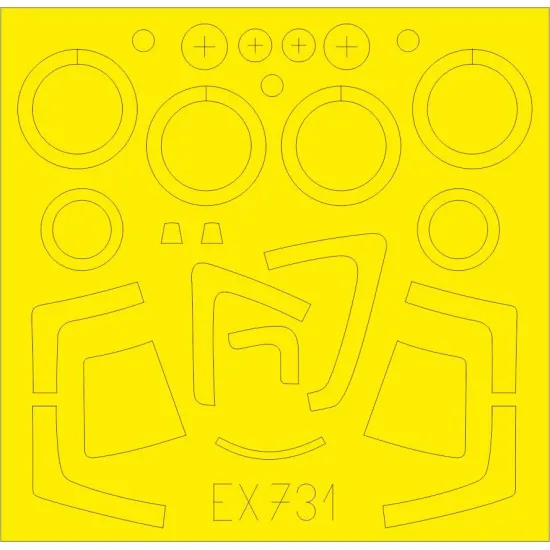 Eduard EX731 1/48 Su-27S Sticker for Aircraft