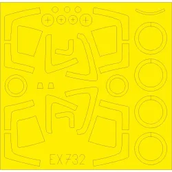 Eduard EX732 1/48 Su-27S TFace Sticker for Aircraft