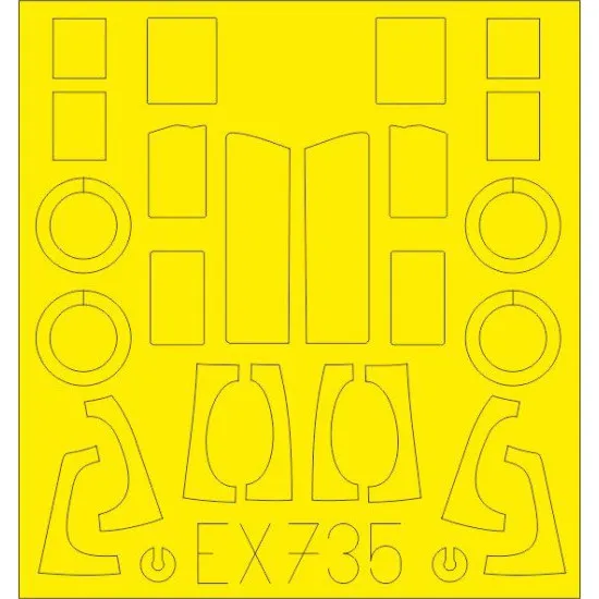 Eduard EX735 1/48 Proctor Mk.I Sticker for Aircraft